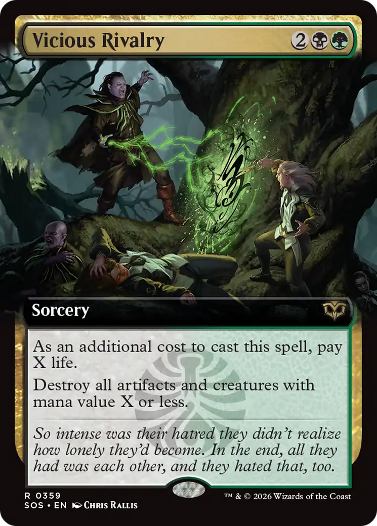Vicious Rivalry (Extended Art) [Secrets of Strixhaven] | Exor Games Bridgewater