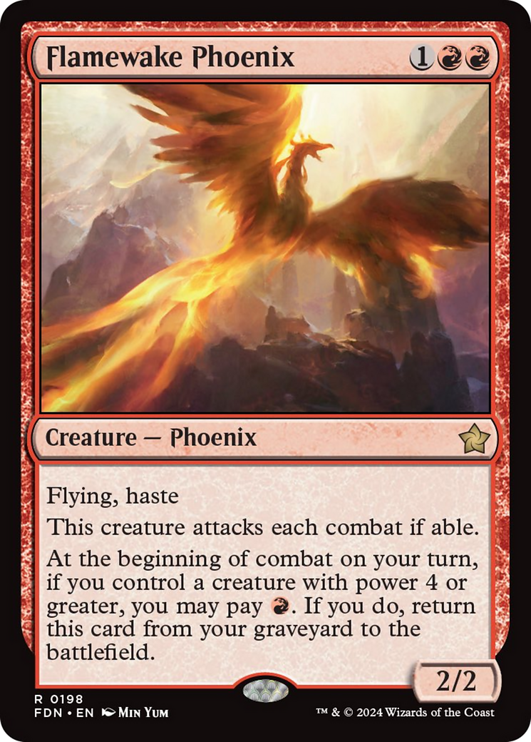 Flamewake Phoenix [Foundations] | Exor Games Bridgewater