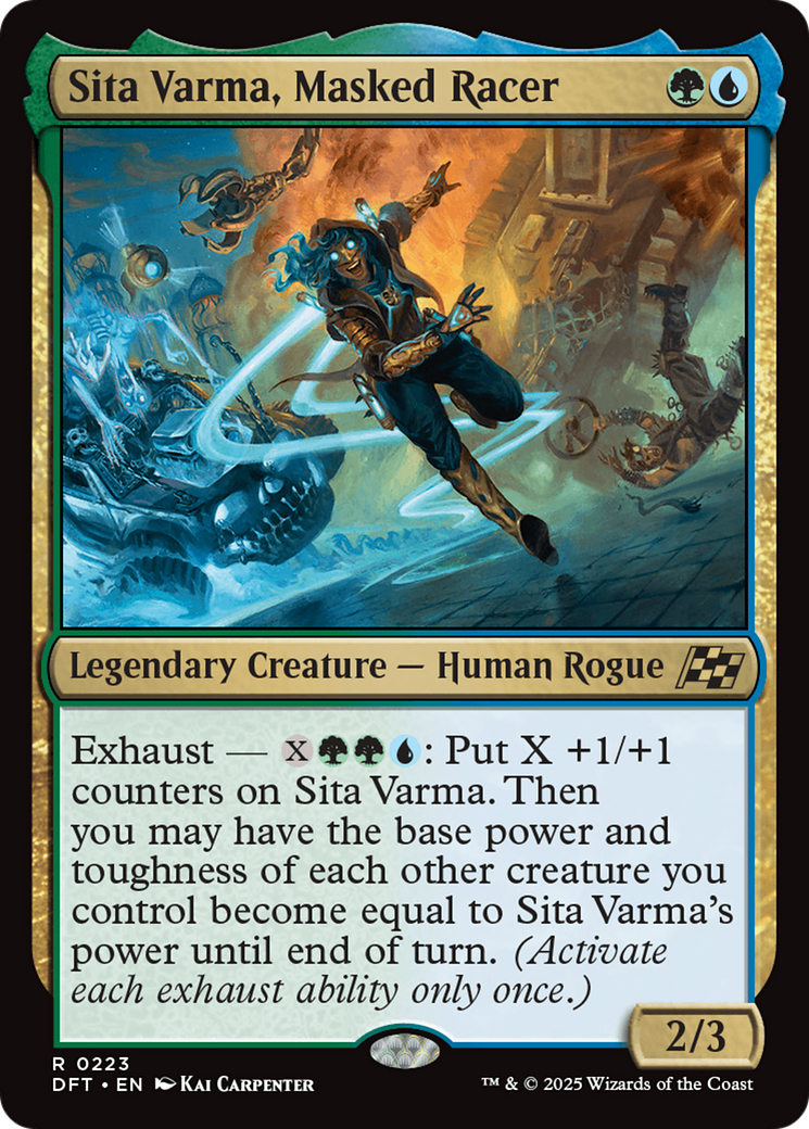 Sita Varma, Masked Racer [Aetherdrift] | Exor Games Bridgewater