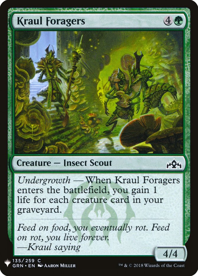 Kraul Foragers [Mystery Booster] | Exor Games Bridgewater