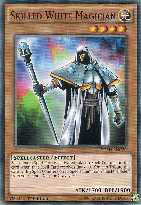 Skilled White Magician [YGLD-ENC20] Common | Exor Games Bridgewater