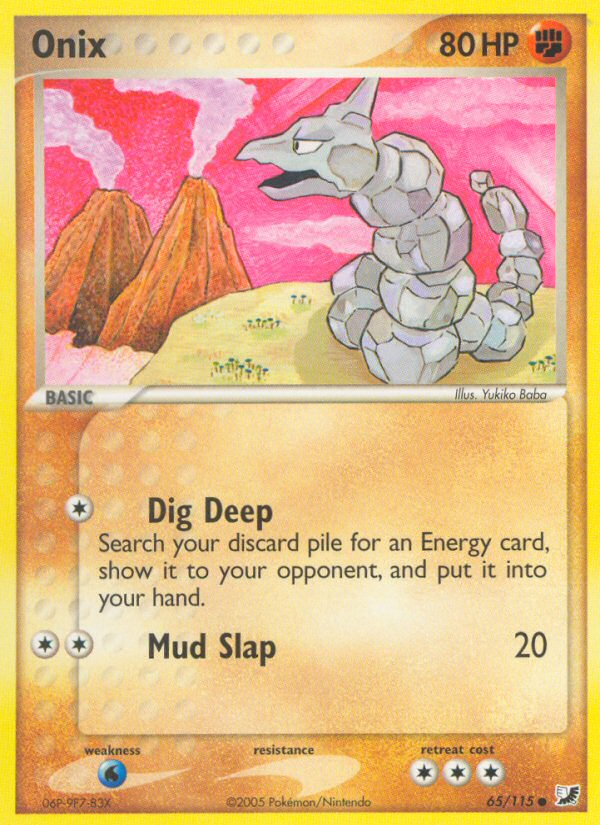 Onix (65/115) [EX: Unseen Forces] | Exor Games Bridgewater