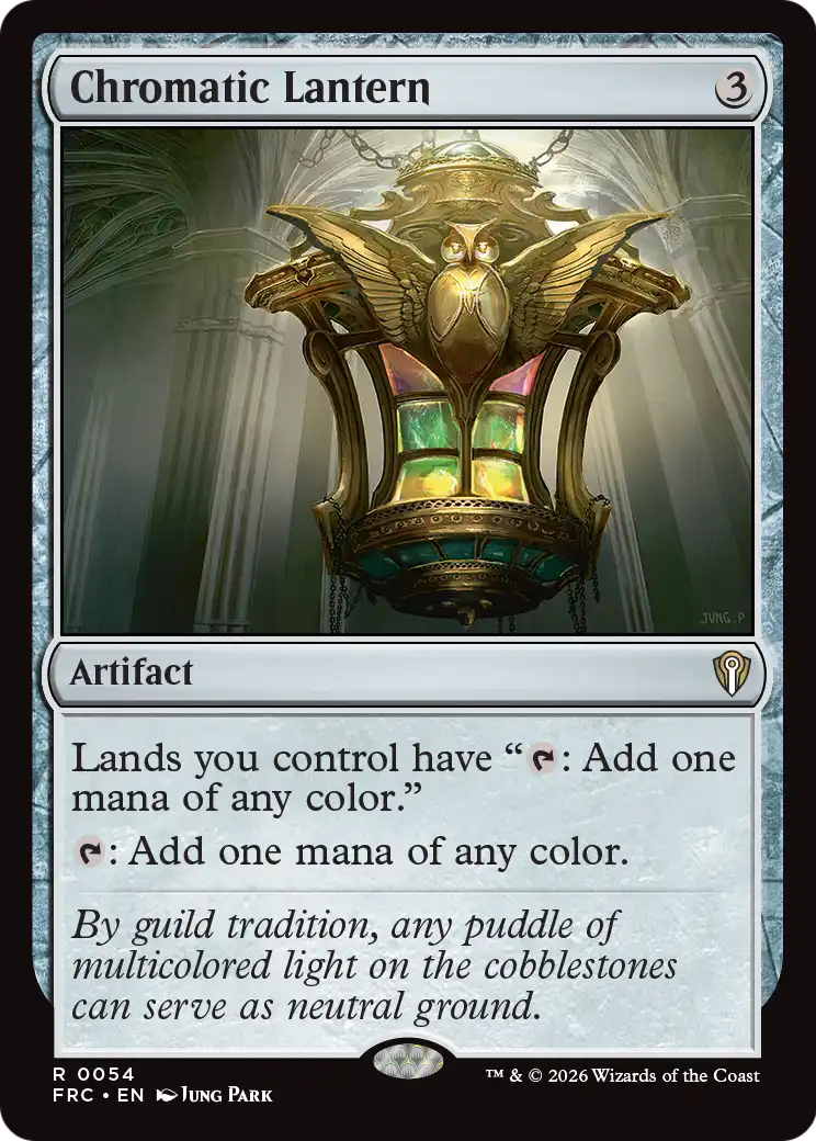 Chromatic Lantern [Reality Fracture Commander] | Exor Games Bridgewater