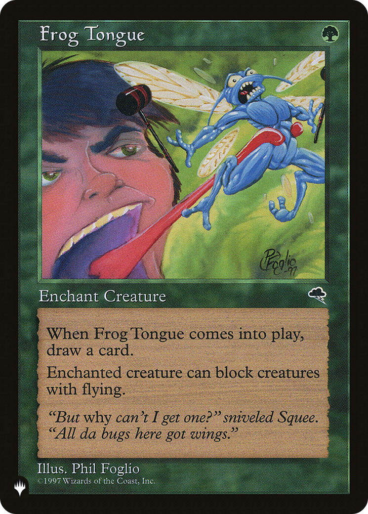 Frog Tongue [The List] | Exor Games Bridgewater
