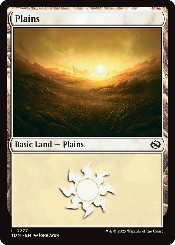 Plains (0277) [Tarkir: Dragonstorm] | Exor Games Bridgewater