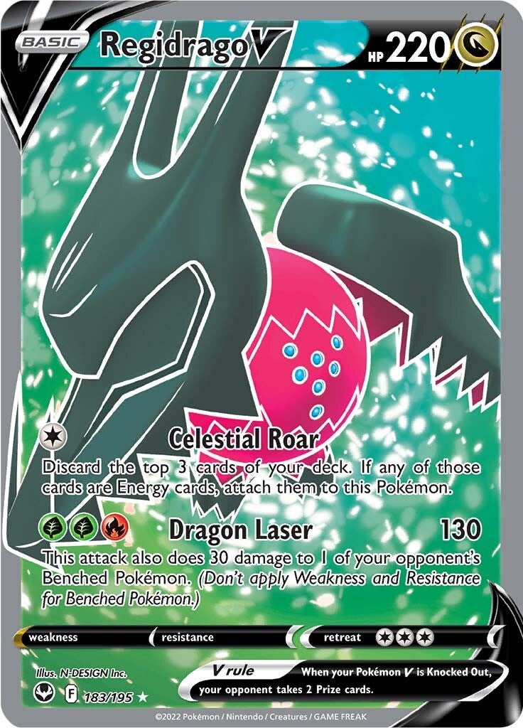 Regidrago V (183/195) [Sword & Shield: Silver Tempest] | Exor Games Bridgewater