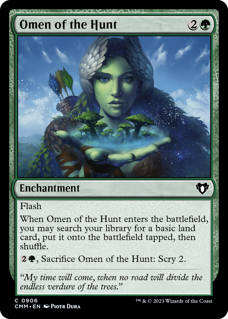 Omen of the Hunt [Commander Masters] | Exor Games Bridgewater