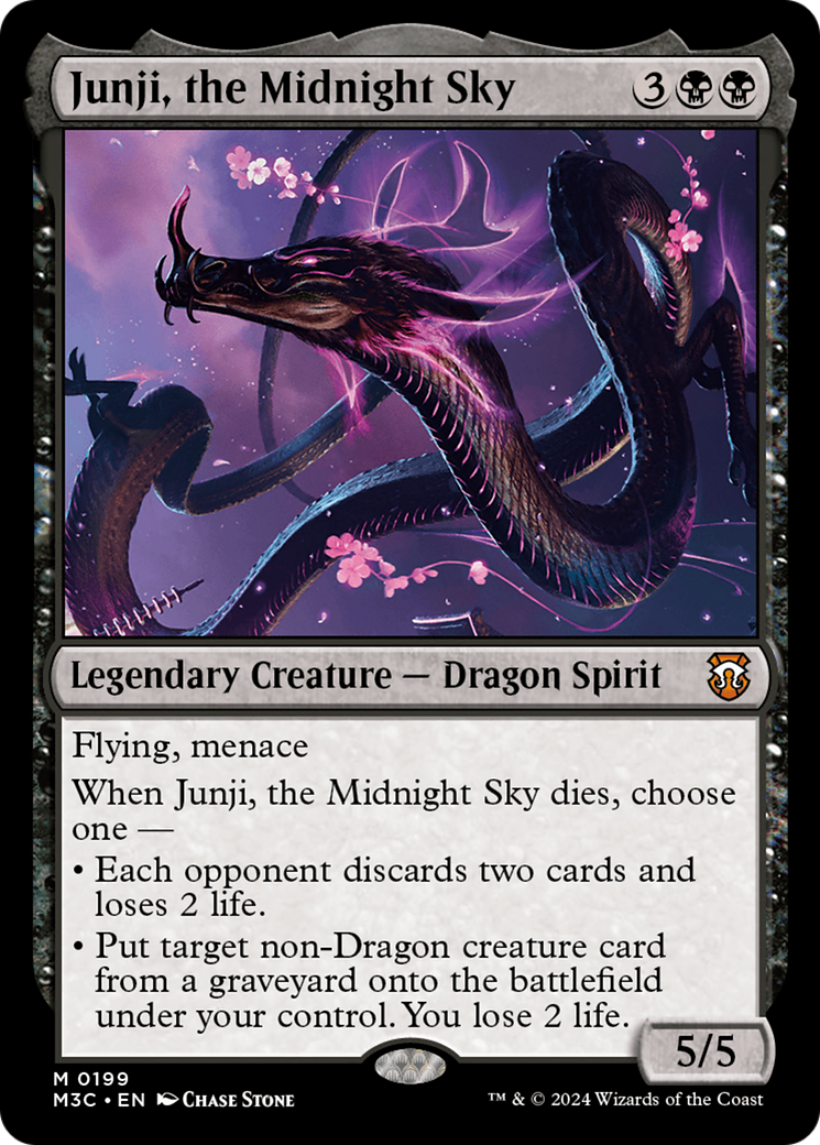 Junji, the Midnight Sky (Ripple Foil) [Modern Horizons 3 Commander] | Exor Games Bridgewater