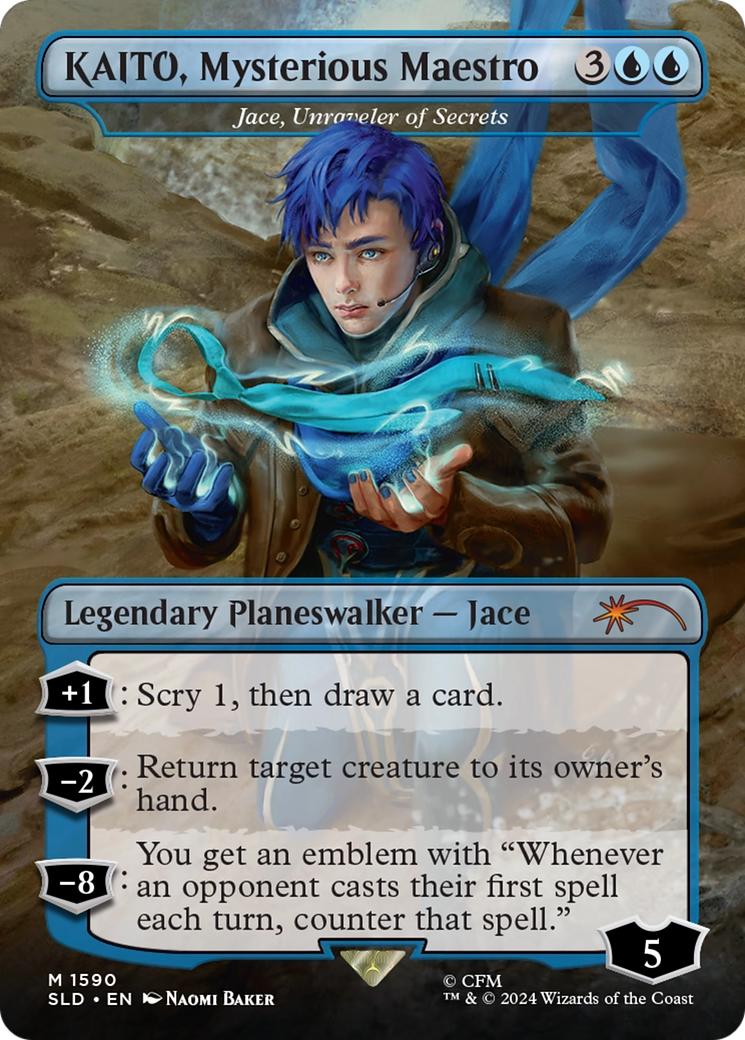 KAITO, Mysterious Maestro - Jace, Unraveler of Secrets [Secret Lair Drop Series] | Exor Games Bridgewater