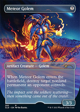 Meteor Golem (Borderless) [Secret Lair Drop Series] | Exor Games Bridgewater