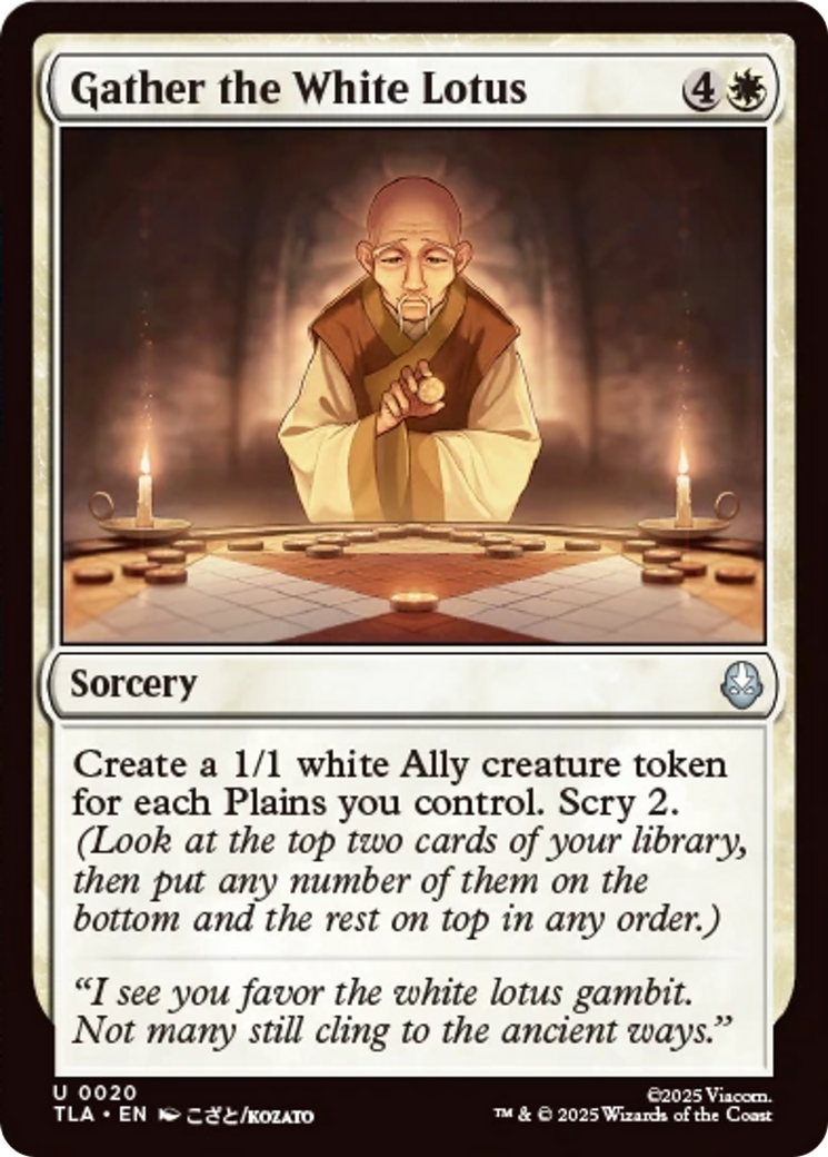 Gather the White Lotus [Avatar: The Last Airbender] | Exor Games Bridgewater