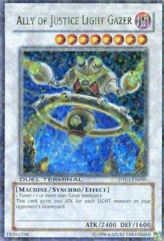Ally of Justice Light Gazer [DT01-EN090] Ultra Rare | Exor Games Bridgewater