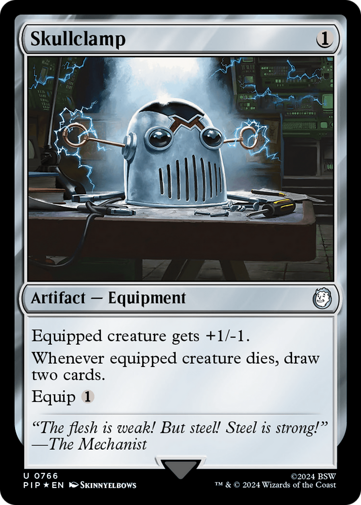 Skullclamp (Surge Foil) [Fallout] | Exor Games Bridgewater