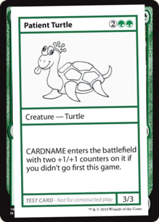 Patient Turtle (2021 Edition) [Mystery Booster Playtest Cards] | Exor Games Bridgewater