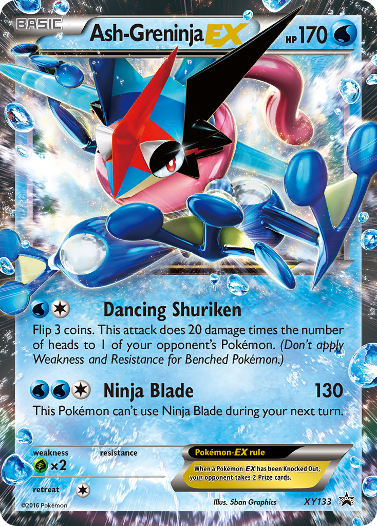 Ash-Greninja EX (XY133) [XY: Black Star Promos] | Exor Games Bridgewater