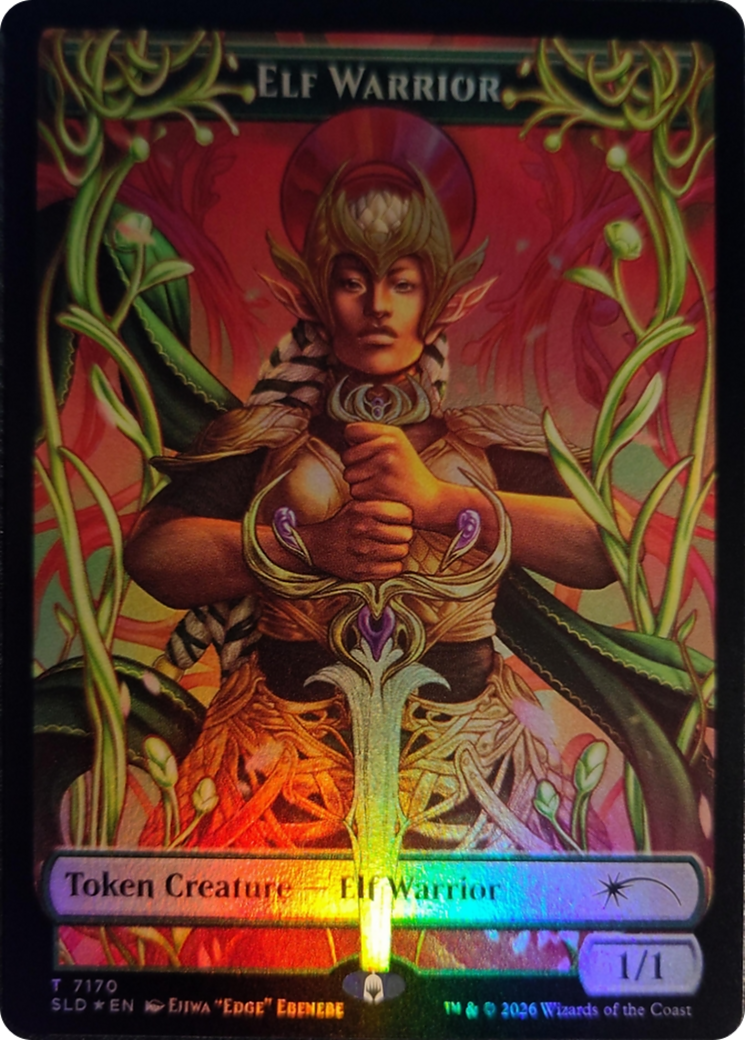 Elf Warrior Token (7170) [Secret Lair Drop Series] | Exor Games Bridgewater