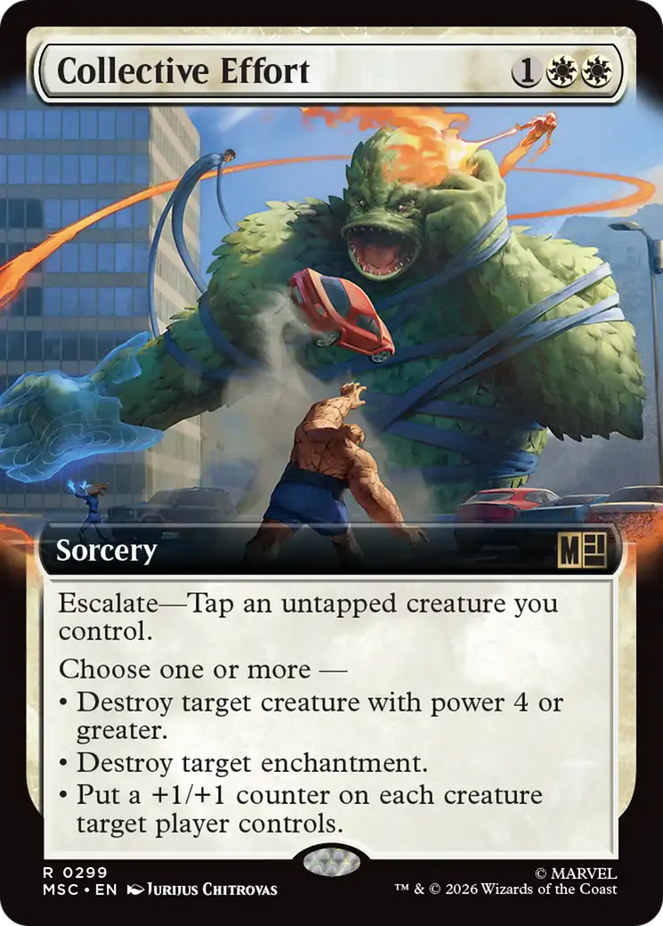 Collective Effort (Extended Art) [Marvel Super Heroes Commander] | Exor Games Bridgewater