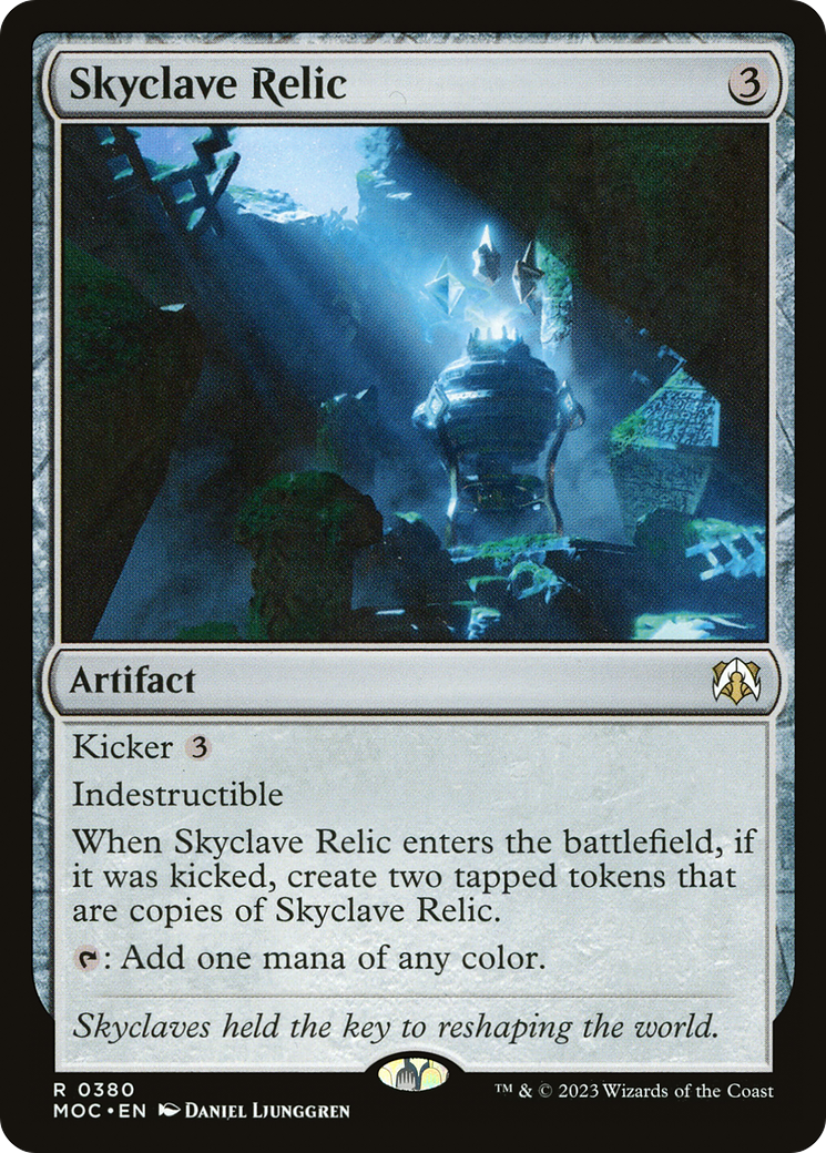 Skyclave Relic [March of the Machine Commander] | Exor Games Bridgewater