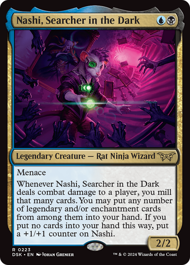 Nashi, Searcher in the Dark [Duskmourn: House of Horror] | Exor Games Bridgewater