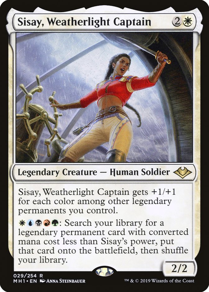 Sisay, Weatherlight Captain [Modern Horizons] | Exor Games Bridgewater