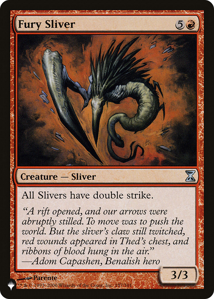 Fury Sliver [The List Reprints] | Exor Games Bridgewater