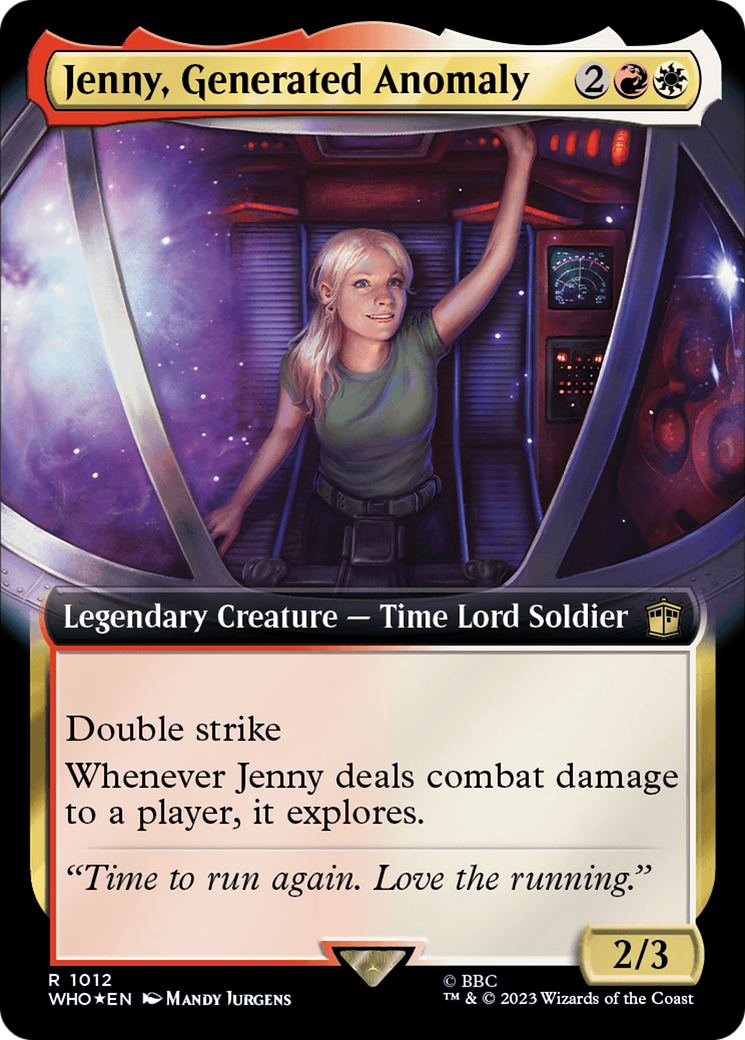 Jenny, Generated Anomaly (Extended Art) (Surge Foil) [Doctor Who] | Exor Games Bridgewater