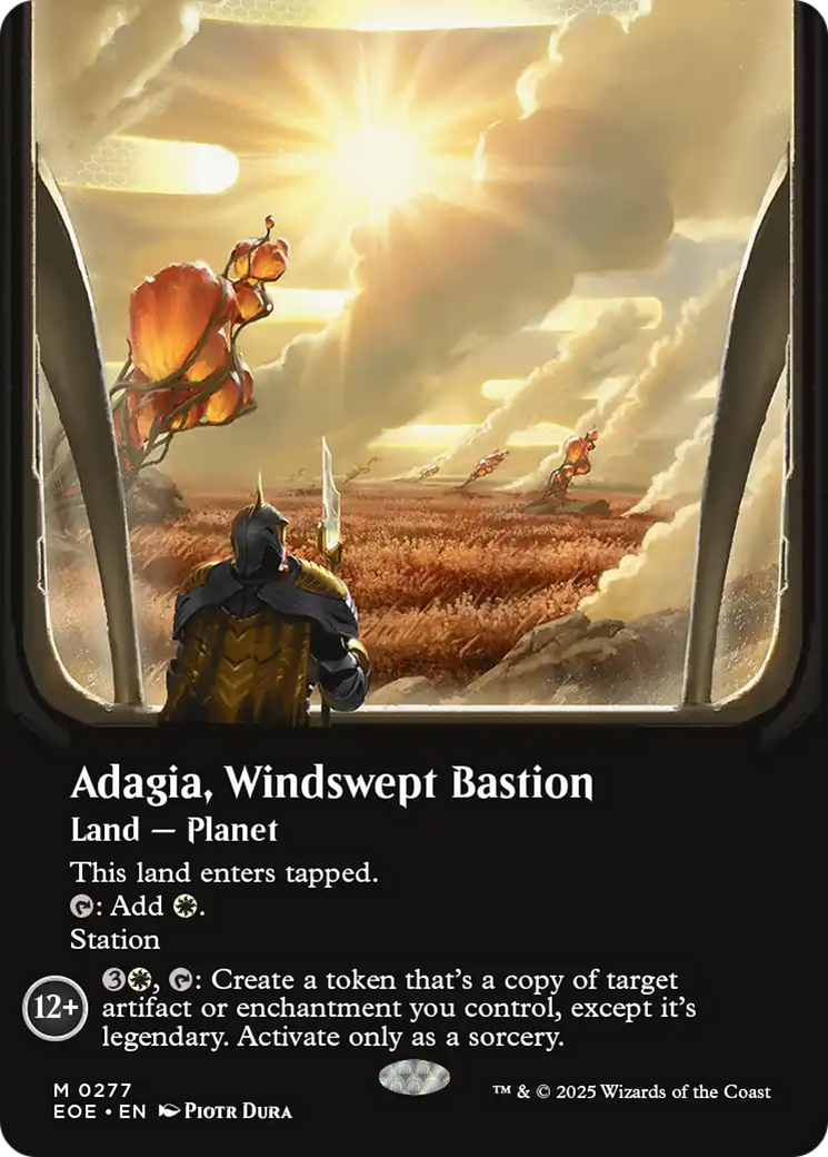 Adagia, Windswept Bastion (Borderless) [Edge of Eternities] | Exor Games Bridgewater