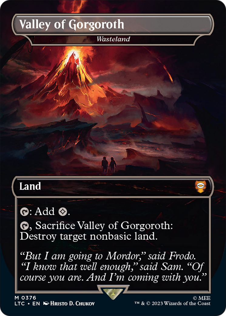 Valley of Gorgoroth - Wasteland [The Lord of the Rings: Tales of Middle-Earth Commander] | Exor Games Bridgewater