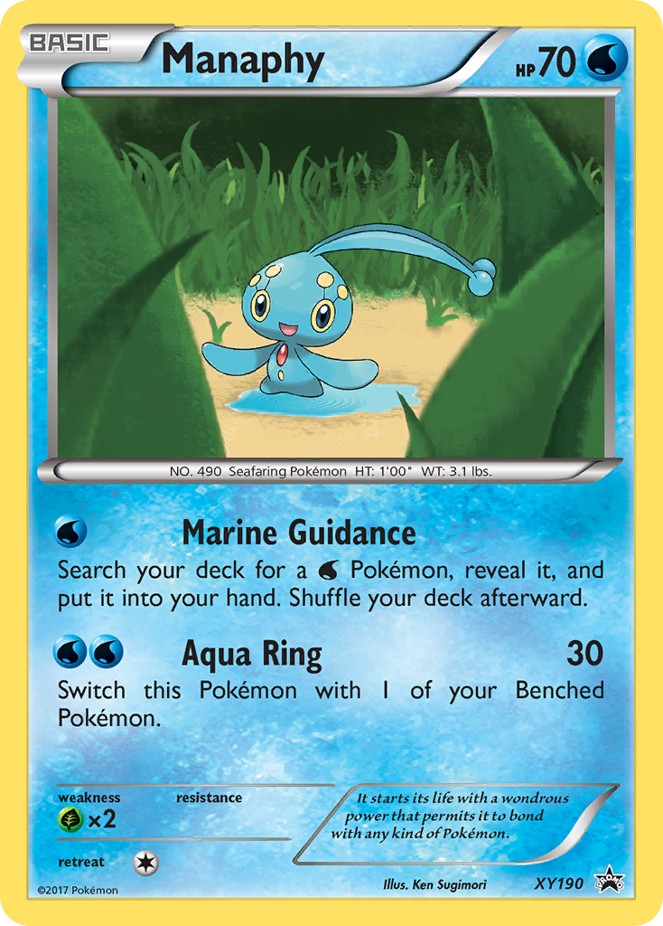 Manaphy (XY190) [XY: Black Star Promos] | Exor Games Bridgewater