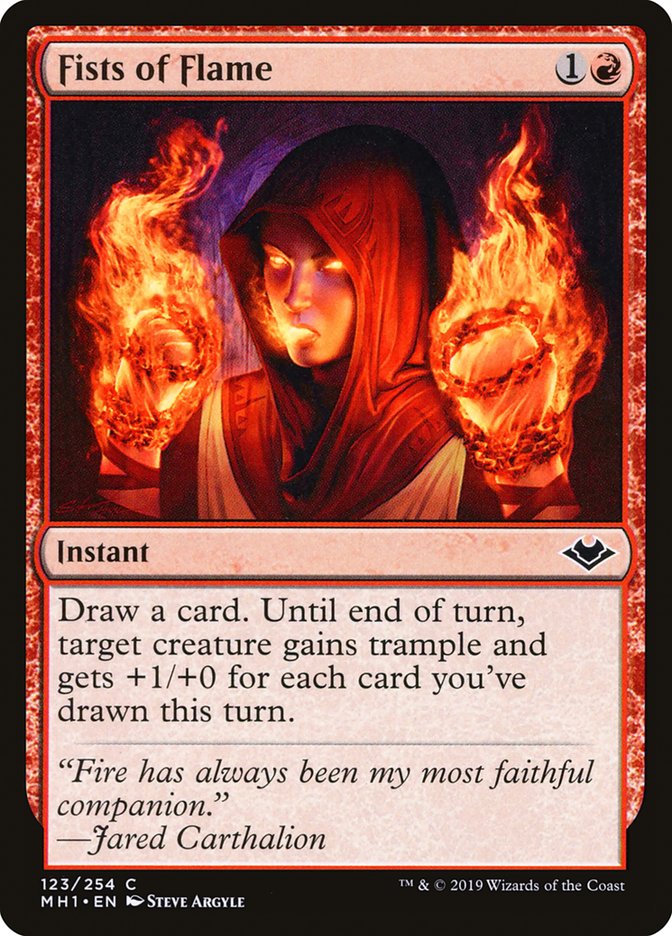 Fists of Flame [Modern Horizons] | Exor Games Bridgewater