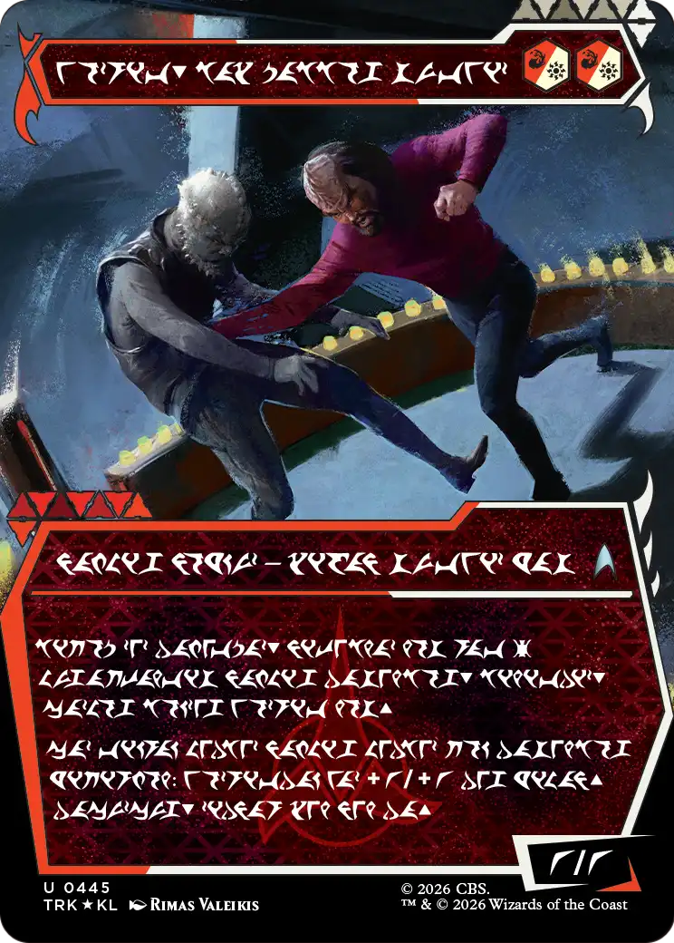 Worf, Honor-Bound Warrior (Showcase) (0445) (Klingon) [Star Trek] | Exor Games Bridgewater