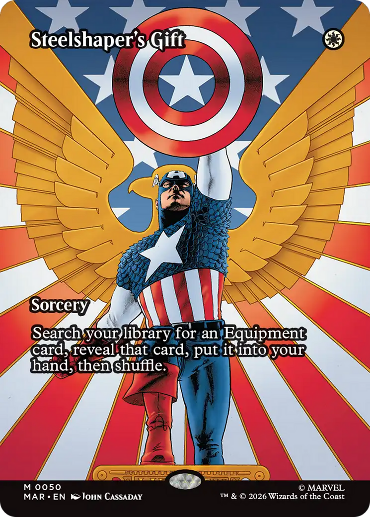 Steelshaper's Gift (Borderless) [Marvel Universe: Eternal-Legal] | Exor Games Bridgewater