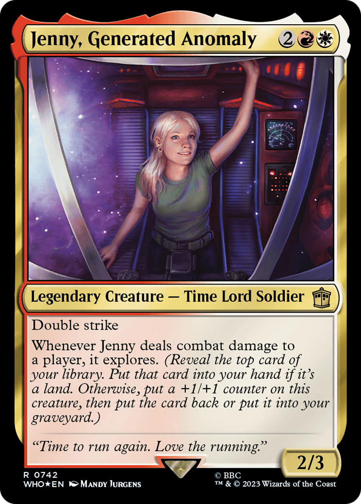 Jenny, Generated Anomaly (Surge Foil) [Doctor Who] | Exor Games Bridgewater