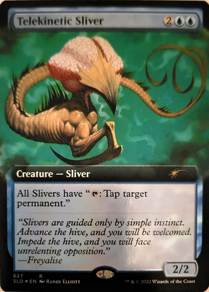 Telekinetic Sliver (Extended Art) [Secret Lair Drop Promos] | Exor Games Bridgewater