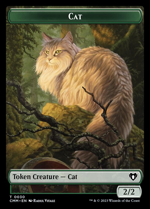 Eldrazi // Cat (0030) Double-Sided Token [Commander Masters Tokens] | Exor Games Bridgewater