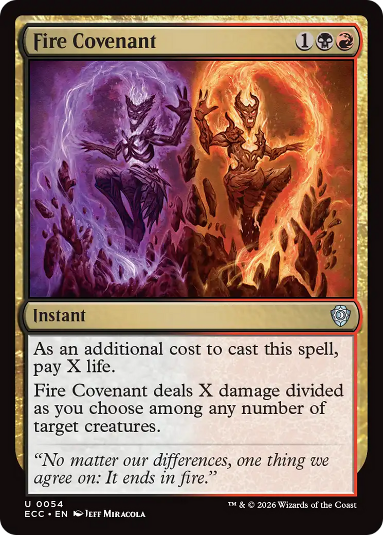 Fire Covenant [Lorwyn Eclipsed Commander] | Exor Games Bridgewater