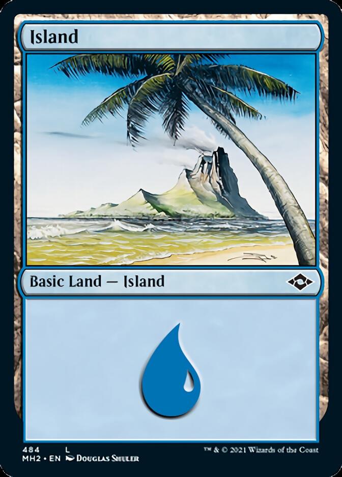 Island (484) (Foil Etched) [Modern Horizons 2] | Exor Games Bridgewater