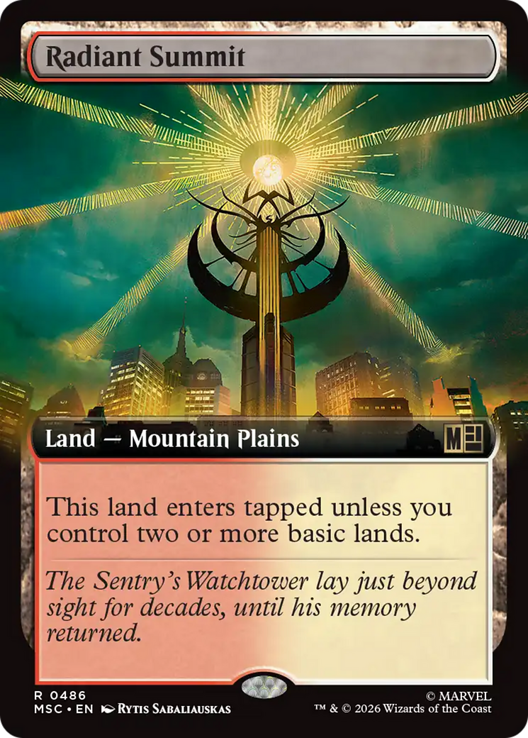 Radiant Summit (Extended Art) [Marvel Super Heroes Commander] | Exor Games Bridgewater