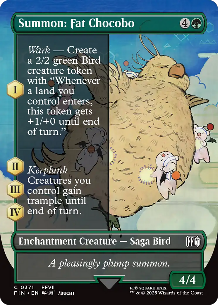 Summon: Fat Chocobo (Borderless) [FINAL FANTASY] | Exor Games Bridgewater