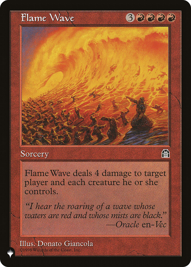 Flame Wave [The List Reprints] | Exor Games Bridgewater