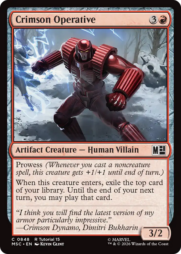 Crimson Operative [Marvel Super Heroes Commander] | Exor Games Bridgewater