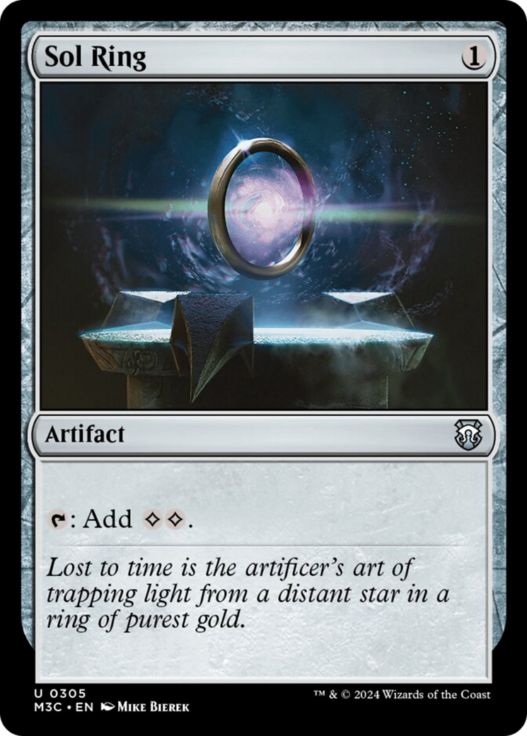 Sol Ring (Ripple Foil) [Modern Horizons 3 Commander] | Exor Games Bridgewater