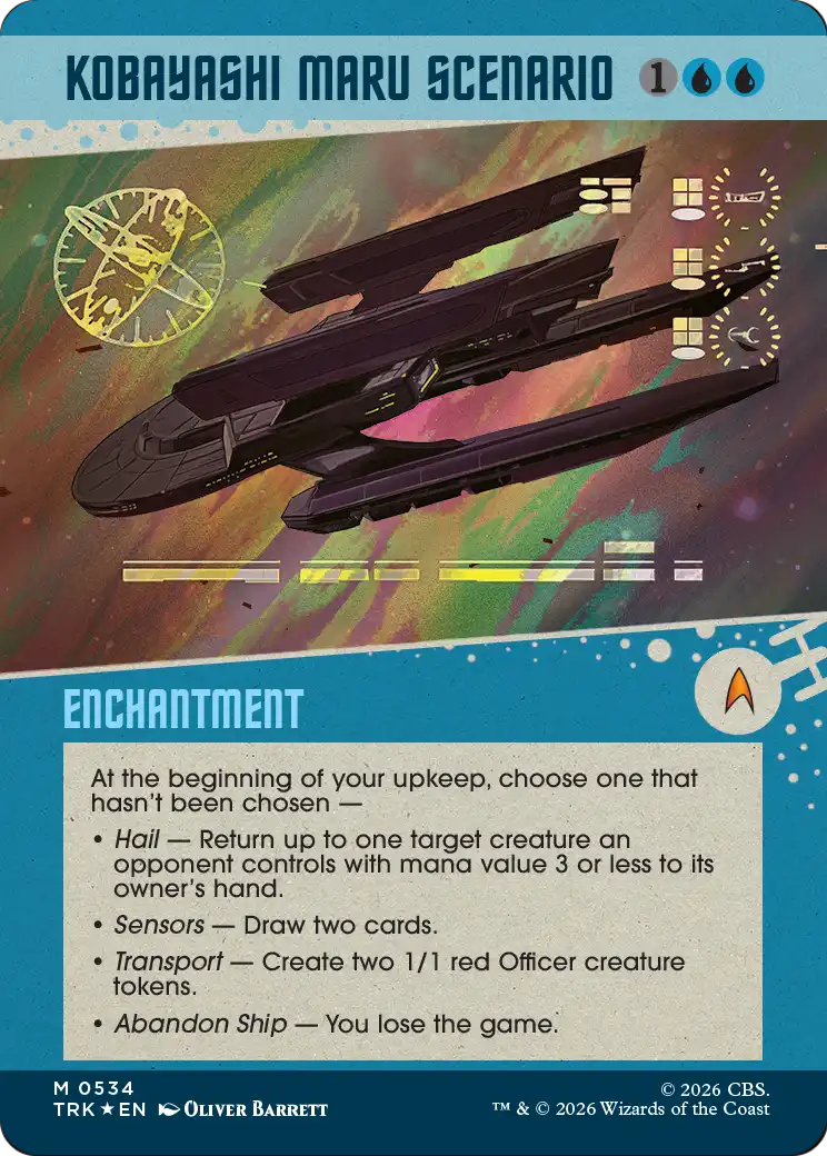 Kobayashi Maru Scenario (Showcase) (Surge Foil) [Star Trek] | Exor Games Bridgewater