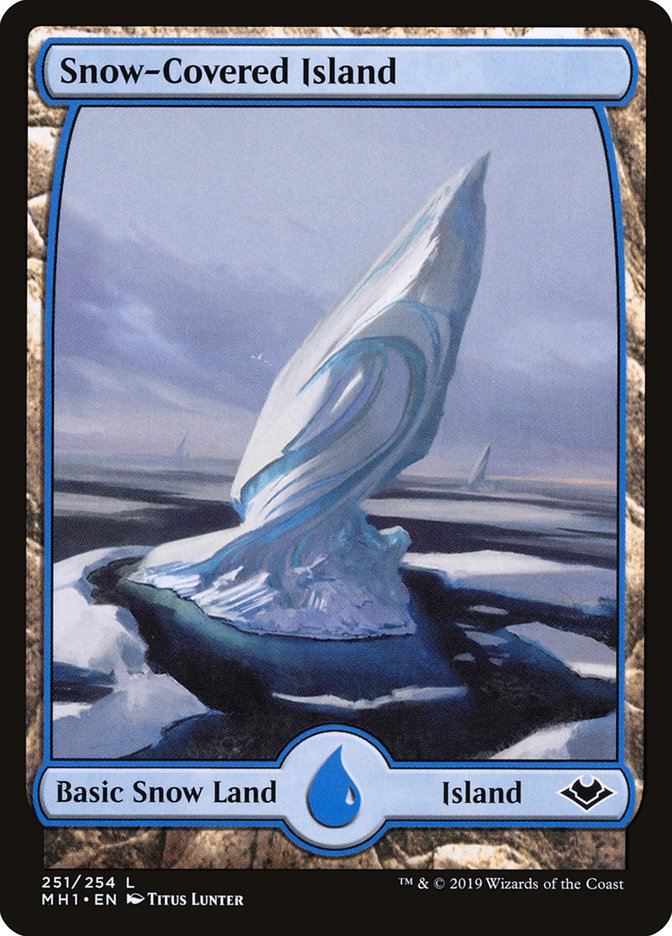 Snow-Covered Island [Modern Horizons] | Exor Games Bridgewater