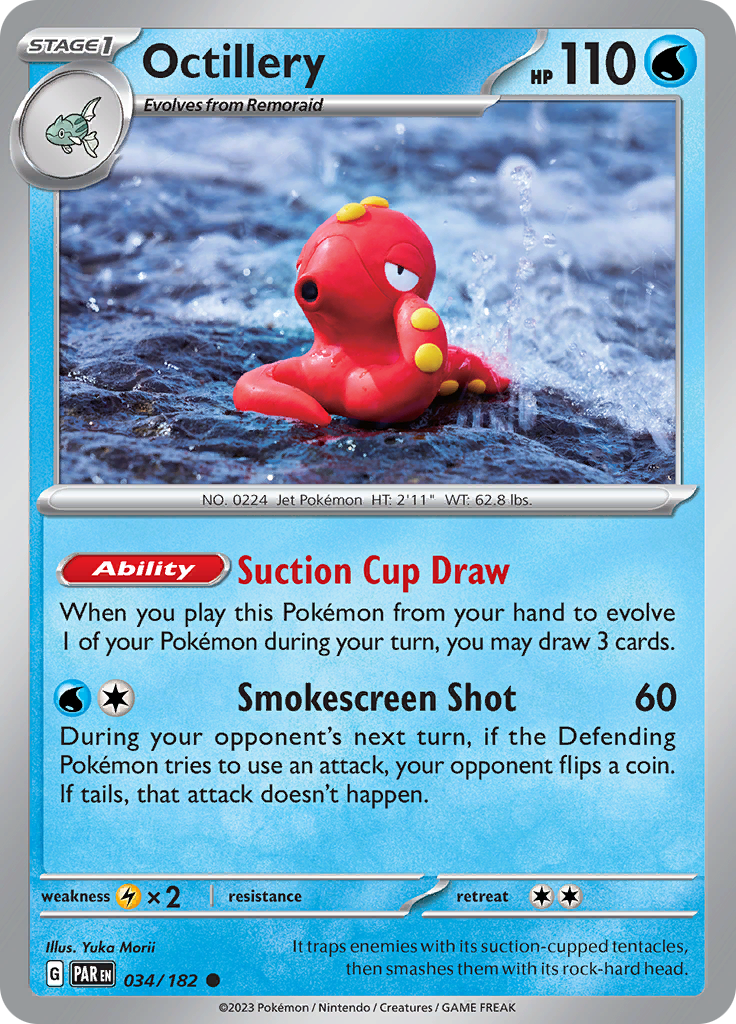 Octillery (034/182) [Scarlet & Violet: Paradox Rift] | Exor Games Bridgewater