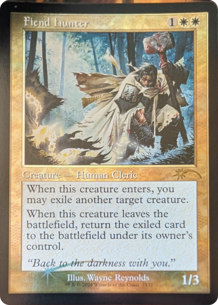 Fiend Hunter (Retro Frame) [Secret Lair Drop Series] | Exor Games Bridgewater