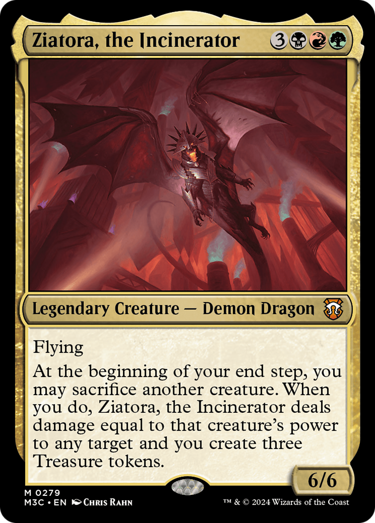 Ziatora, the Incinerator (Ripple Foil) [Modern Horizons 3 Commander] | Exor Games Bridgewater