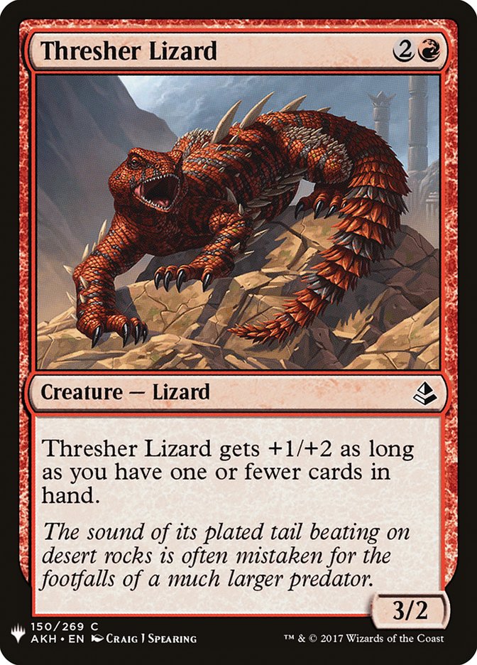 Thresher Lizard [Mystery Booster] | Exor Games Bridgewater