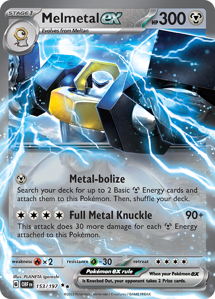 Melmetal ex (153/197) [Scarlet & Violet: Obsidian Flames] | Exor Games Bridgewater