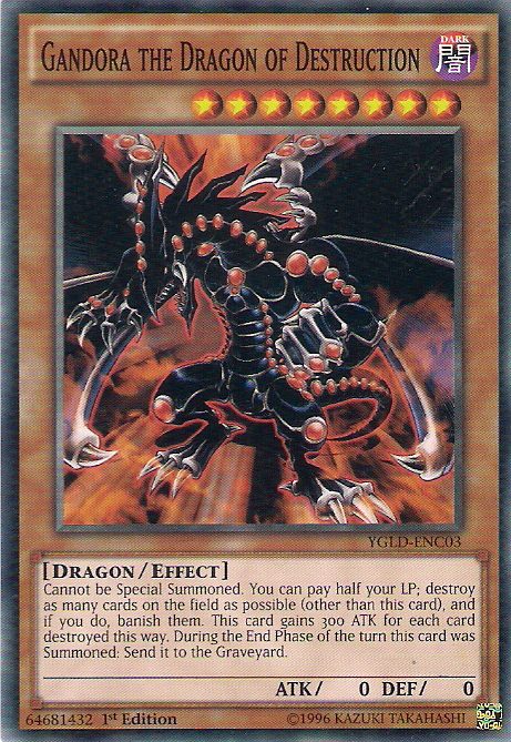 Gandora the Dragon of Destruction [YGLD-ENC03] Common | Exor Games Bridgewater